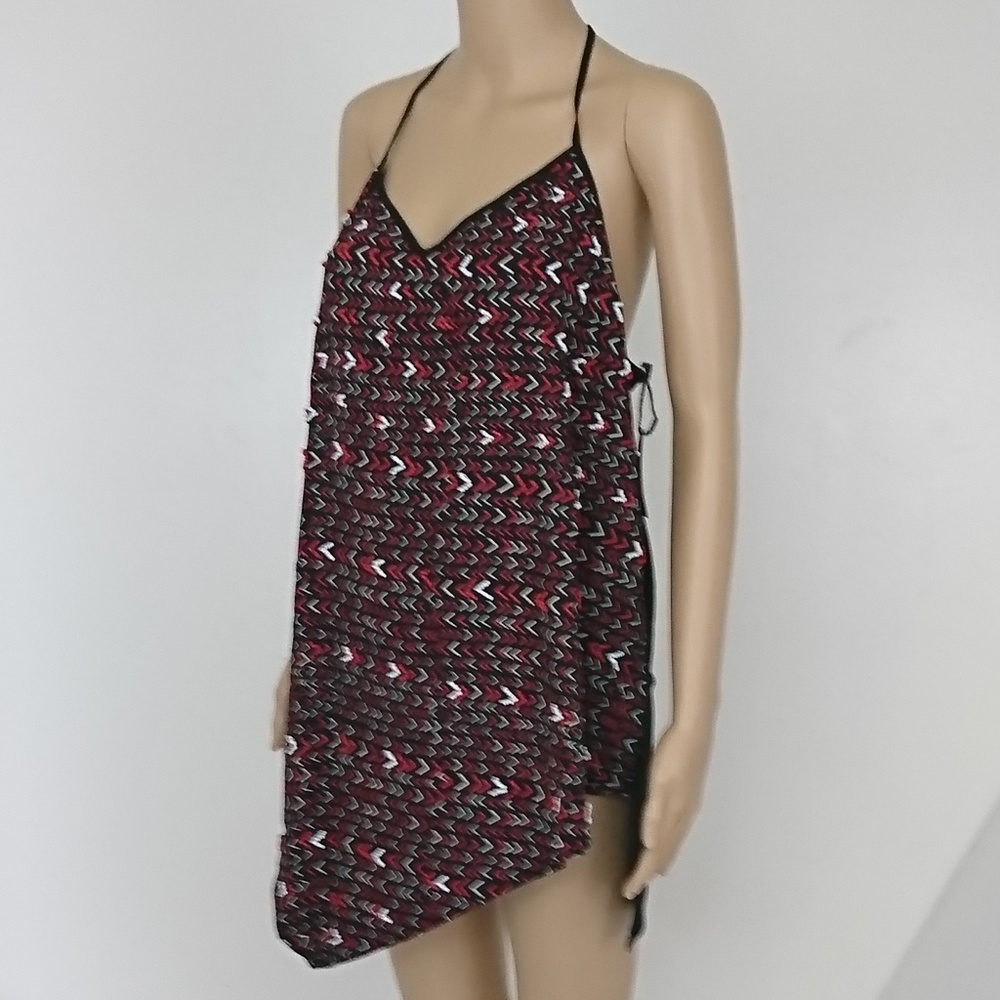 NWT Whitney Eve Chevron Print Beaded Top Size XL